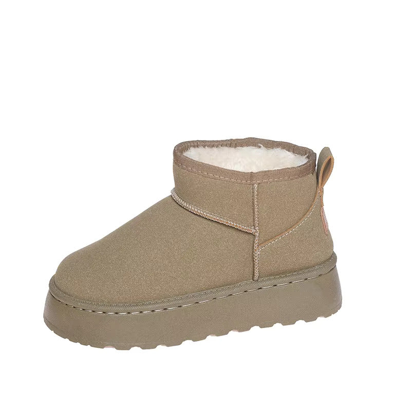 Classic short winter boots for women