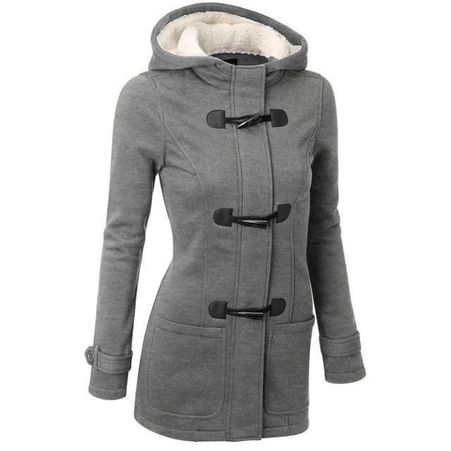 Women’s cozy hooded fleece jacket