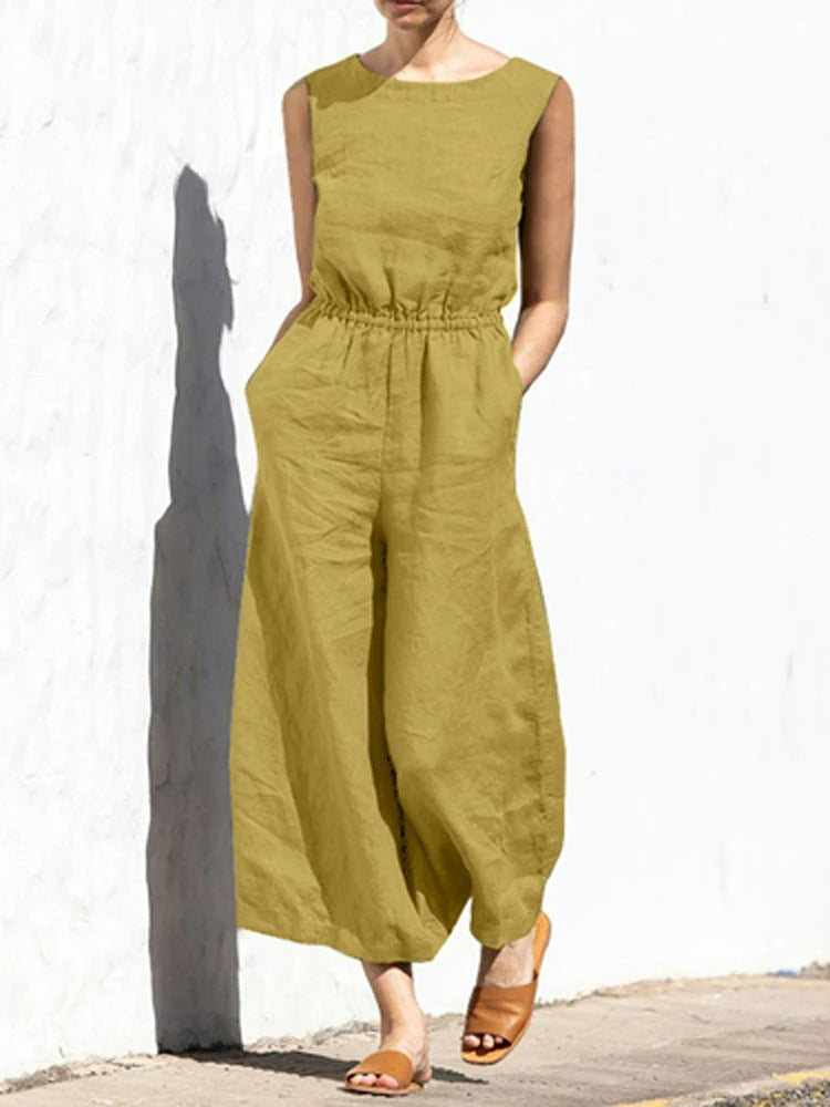 Sleeveless Women’s Jumpsuit | Casual & Formal Style | Lightweight & Comfortable