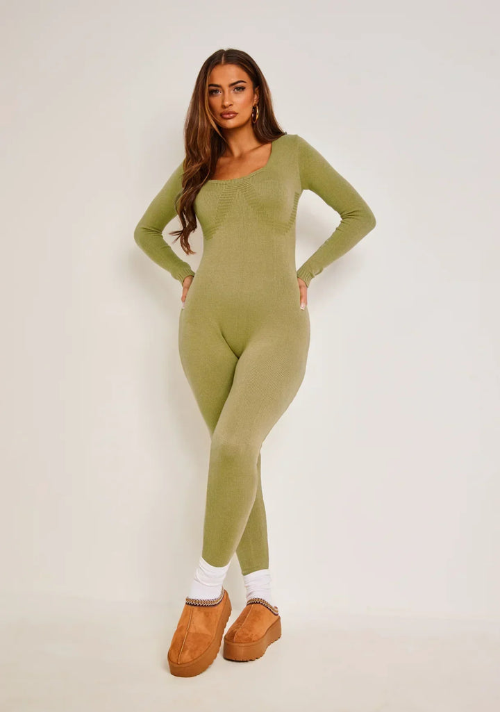 Women's long sleeve jumpsuit